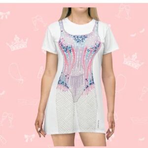 Taylor Swifty Eras Tour Lover T Shirt Dress Size Small